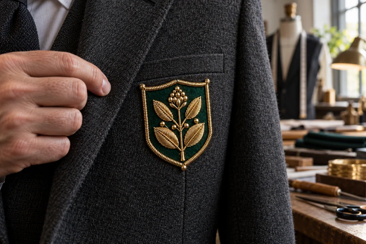 Bullion Embroidered Crests Supplier in UAE