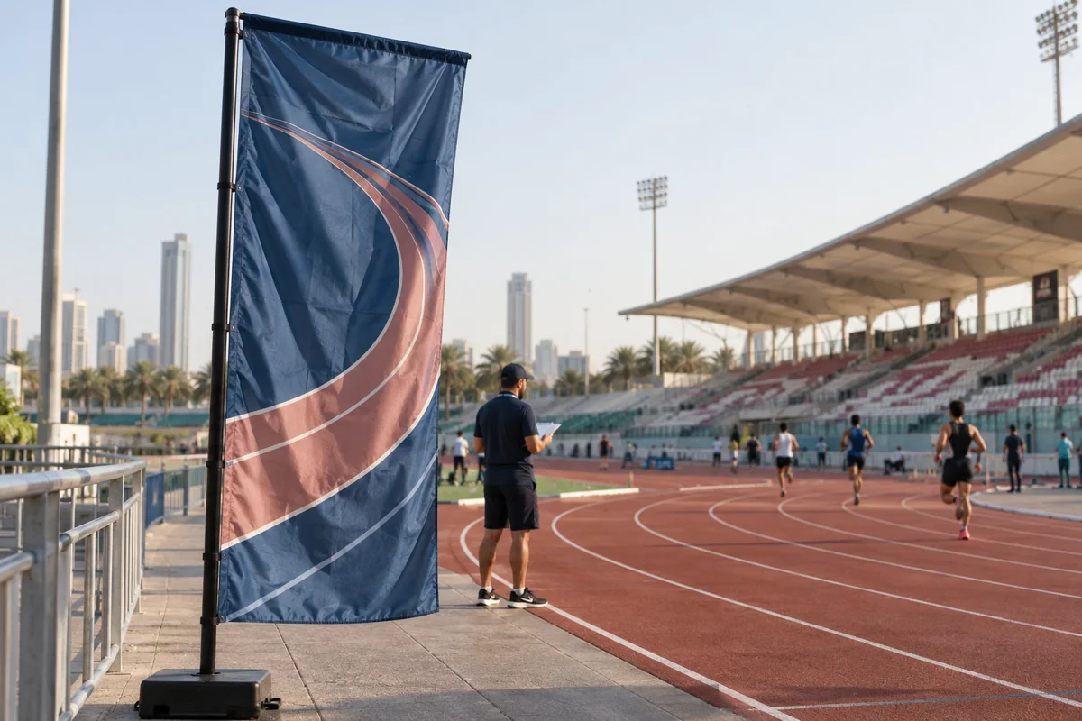 Athletics & Track Meet Flags Supplier in UAE