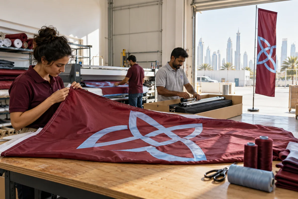 Custom Company Flags Supplier UAE