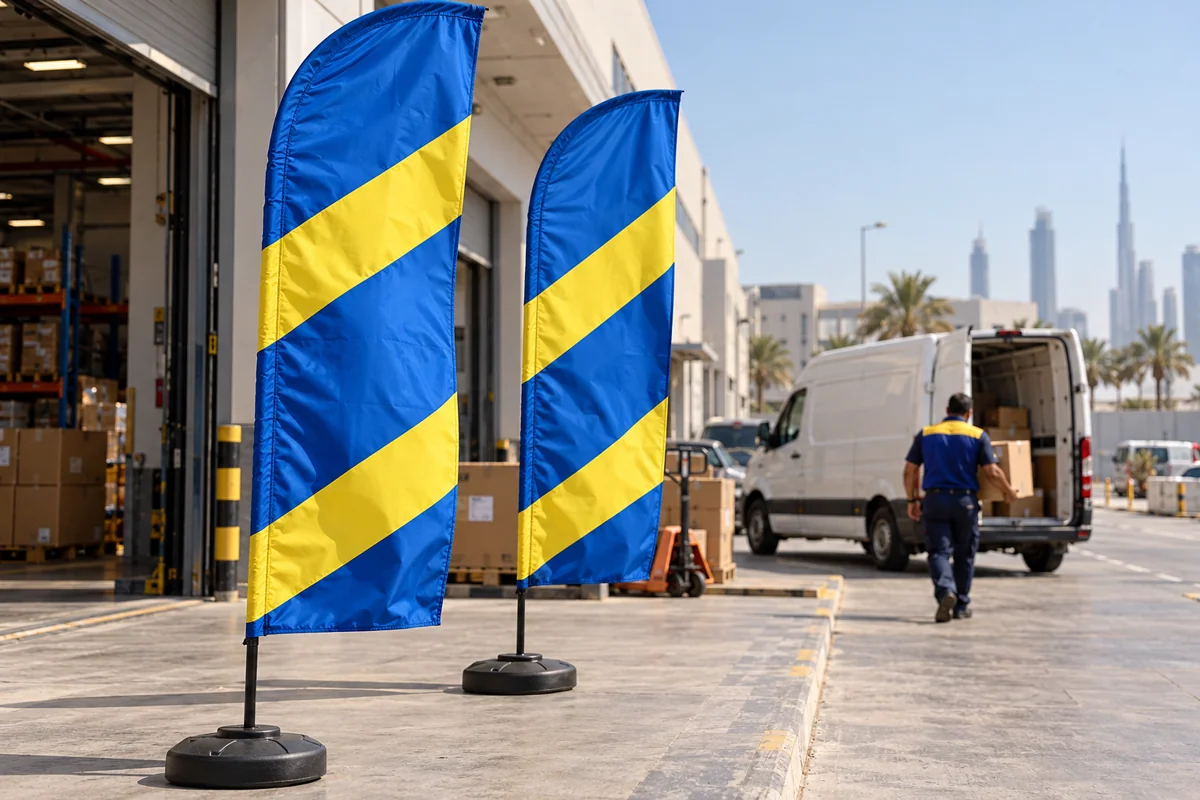 Courier & Express Delivery Flags Supplier in UAE