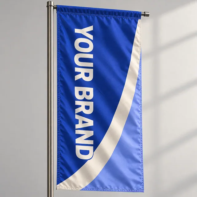Rectangular Advertising Flag Supplier UAE