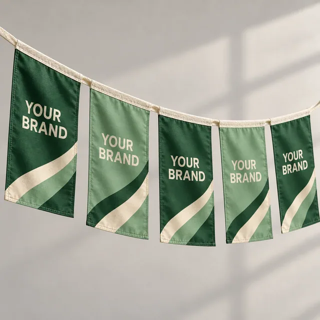 Rectangular Brand Bunting Supplier UAE