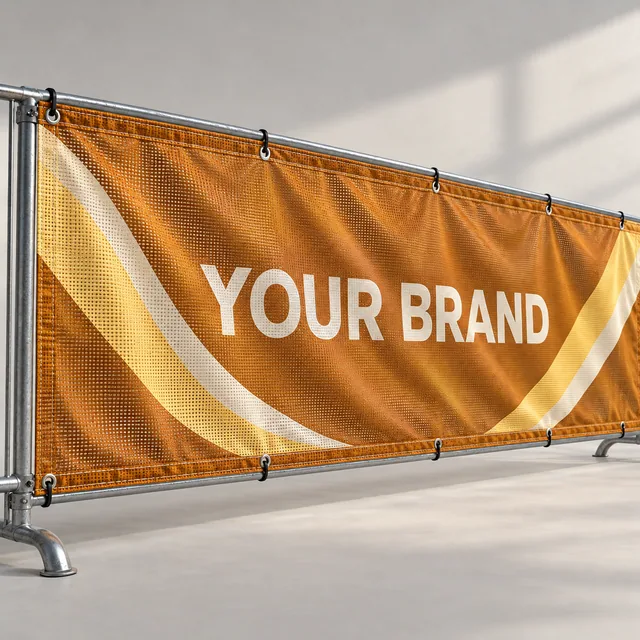Continuous Mesh Event Banner Supplier UAE