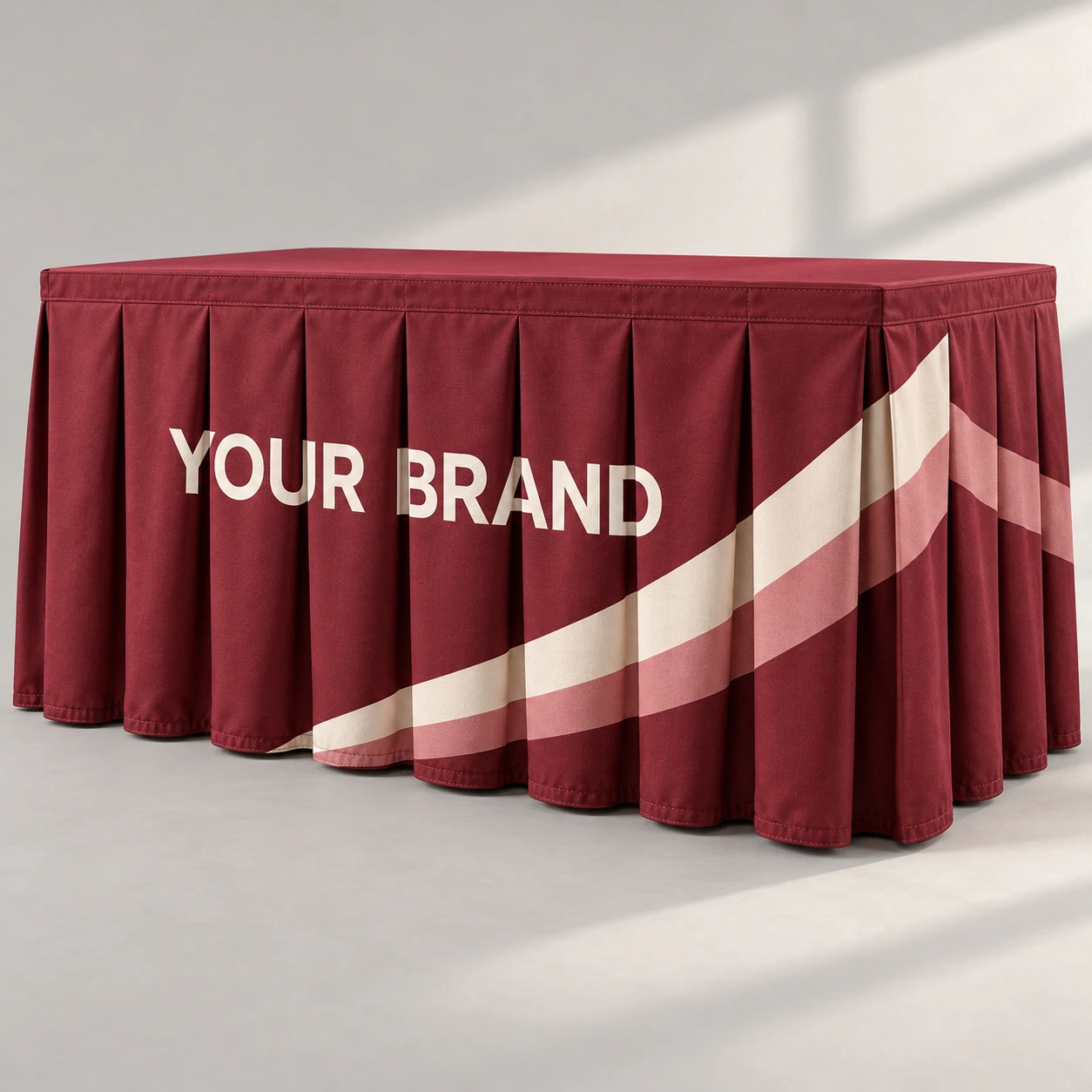 Box-Pleat Table Skirt Supplier UAE